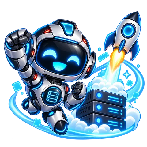 Byte launching a server on a rocket