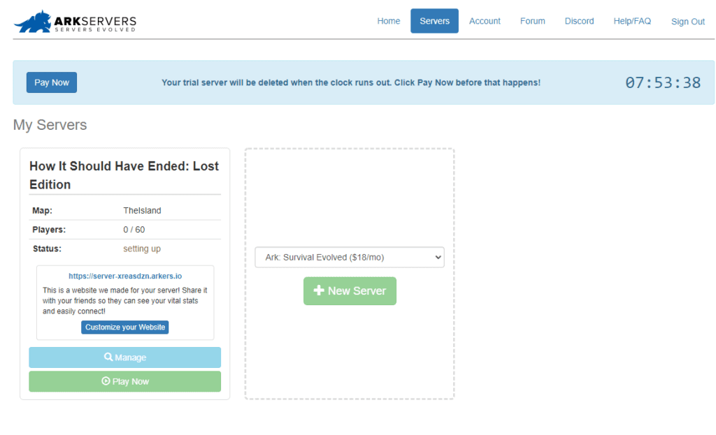 ArkServerio-Control-Panel-Main-Page