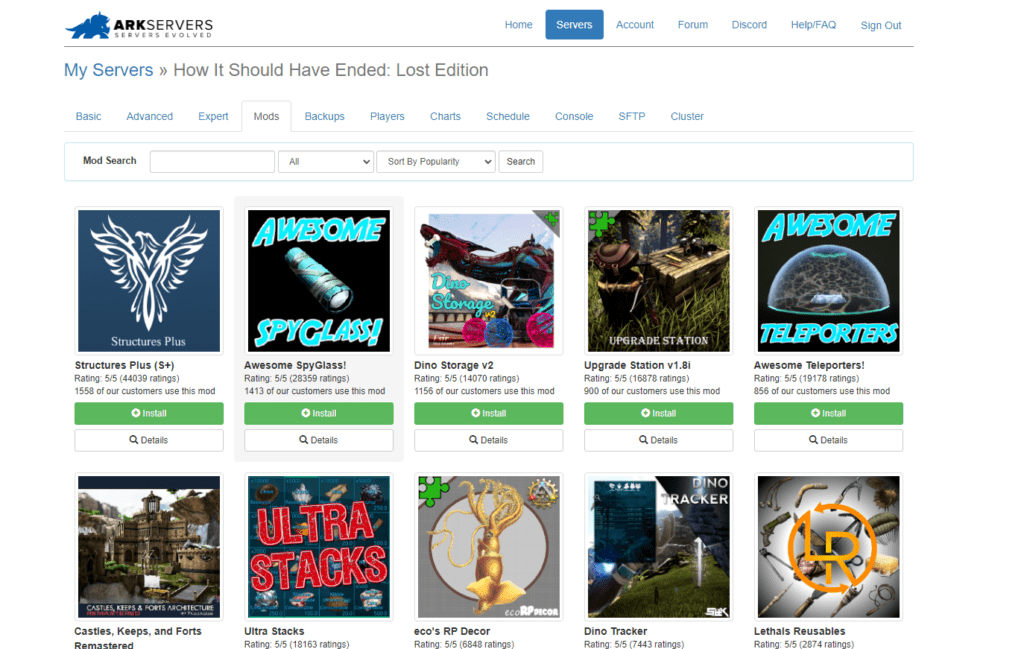 ArkServerio-Control-Panel-Mod-Manager