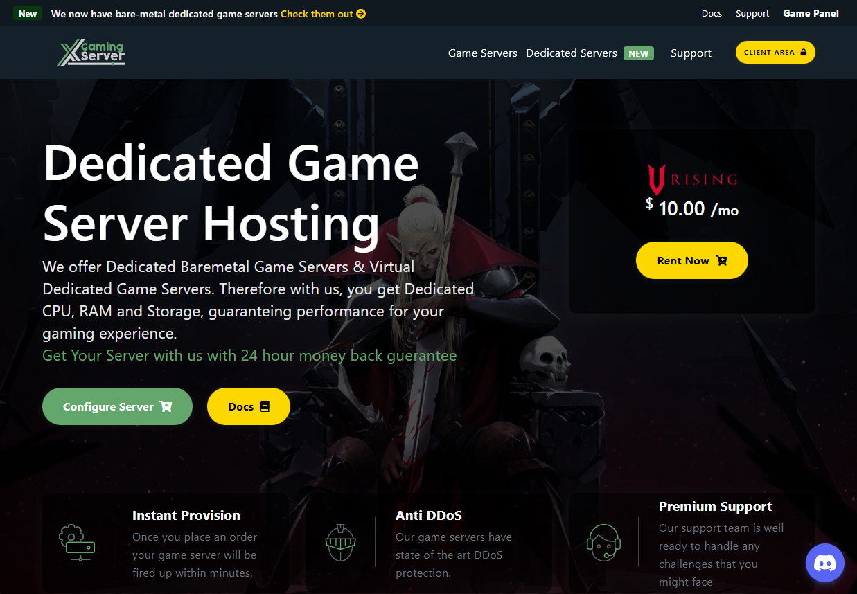 XGamingServer Review | TopServer.Network